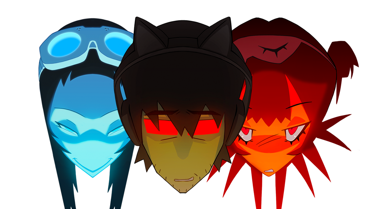3" holo sticker set