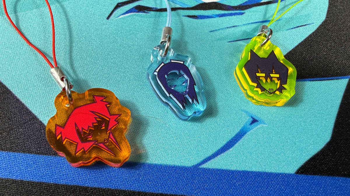 1" phone charm set